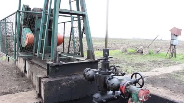 Oil wells — Stock Video