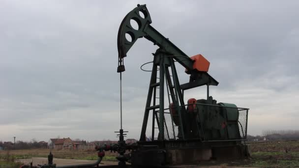 Oil wells — Stock Video