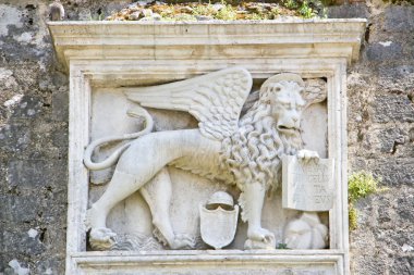 Karadağ - eski ortaçağ Akdeniz kasabası kotor