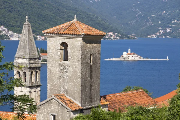 Montenegró - középkori mediterrán város — Stock Fotó
