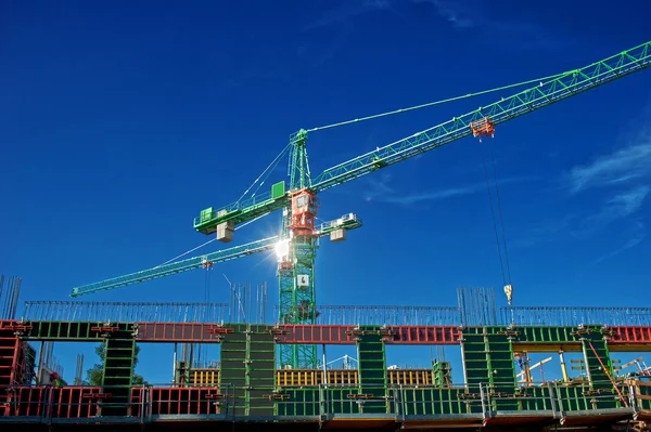 Reflexion on a crane — Stock Photo, Image