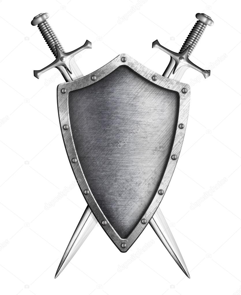 depositphotos_40755921-stock-photo-aged-metal-shield-with-two