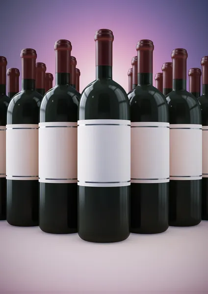 Bottles of wine — Stock Photo, Image