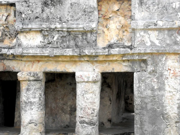 Ruiny Majów Tulum — Zdjęcie stockowe