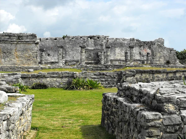 Ruiny Majów Tulum — Zdjęcie stockowe