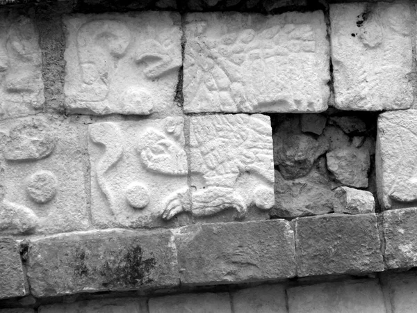 Chichén Itzá Glifos Mayas Águila — Foto de Stock