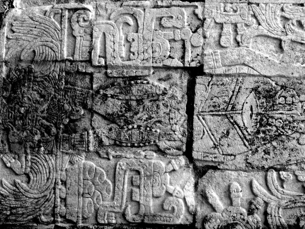 Chichen Itza Glyphes Mayas — Photo