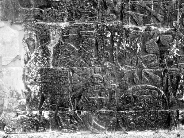 Mayan ball game glyphs — Stock Photo, Image