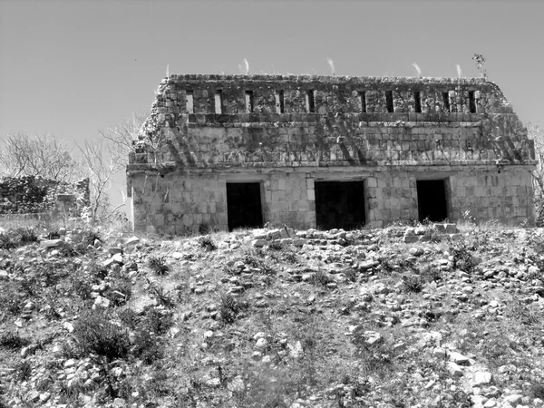 Uxmal Maya harabelerini — Stok fotoğraf