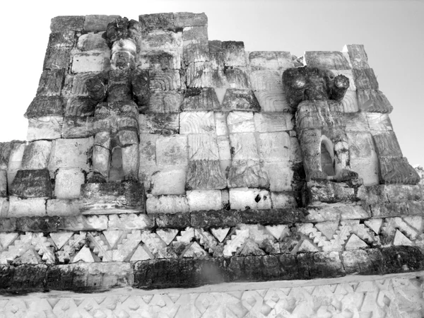 Каба майя рельєфи — стокове фото