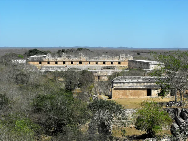 Klášter čtyřúhelník uxmal — Stock fotografie