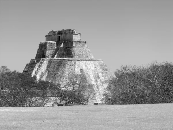 Piramida uxmal magów — Zdjęcie stockowe