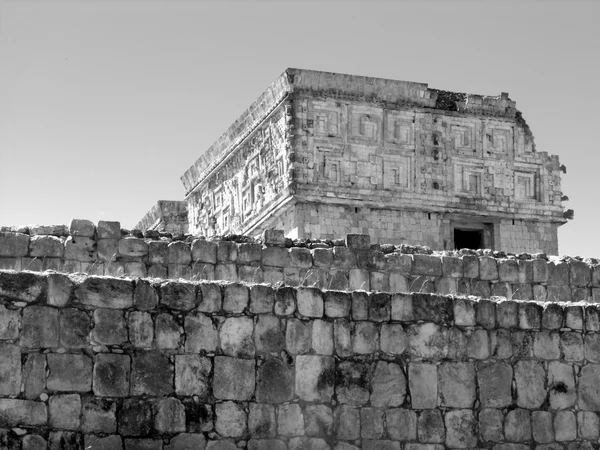 Uxmal Maya harabelerini — Stok fotoğraf