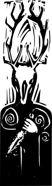 Cernunnos celtiques — Image vectorielle