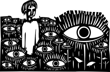 Field of Eyes clipart