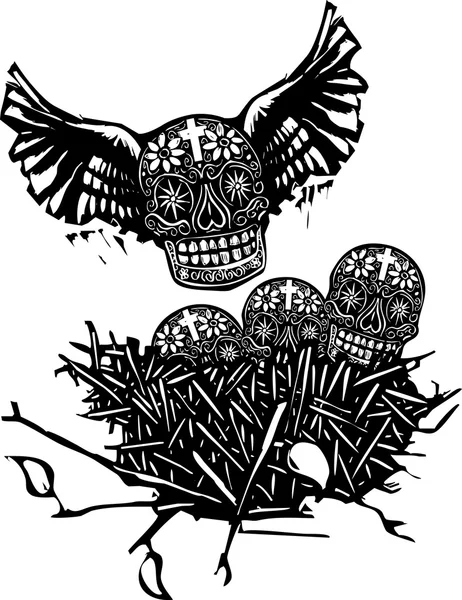 Rebaño de la Muerte — Vector de stock