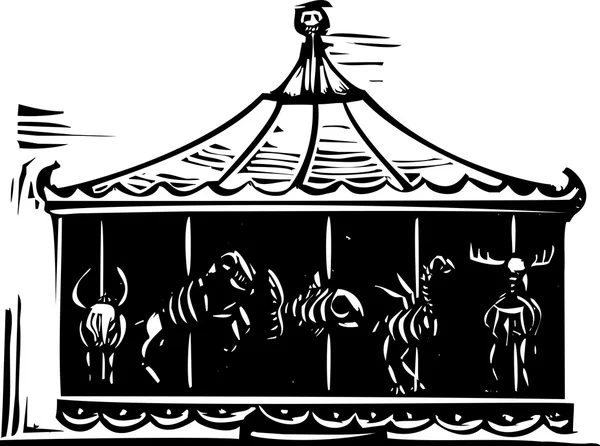 Carrousel de la mort — Image vectorielle