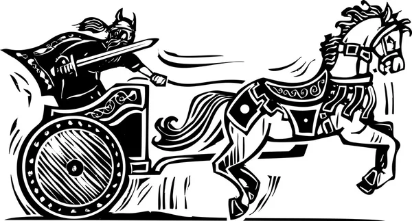 Chariot Viking — Image vectorielle