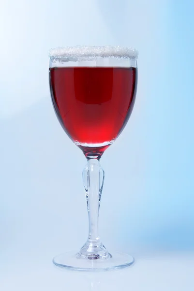 Glas rött vin — Stockfoto