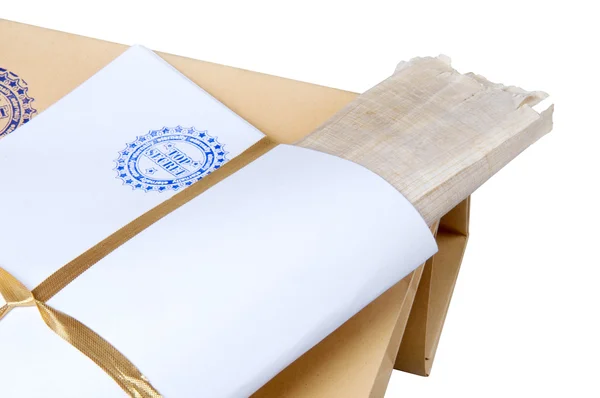 Sobre de papel estampado "Top Secret", concepto sobre material clasificado el 21 de diciembre de 2012 — Foto de Stock