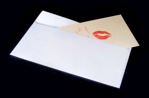 Envelope do amor — Fotografia de Stock