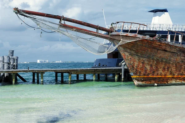 Vista della nave antica — Foto Stock