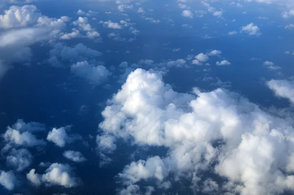 Vista montanha do avião — Fotografia de Stock