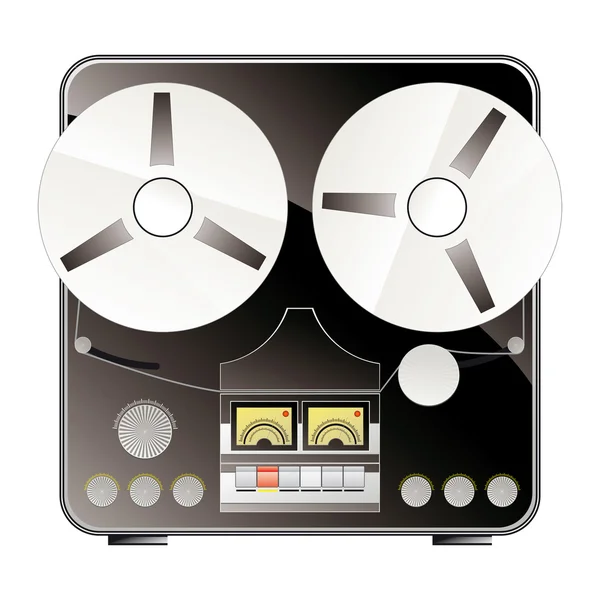 磁带录音机 — 图库矢量图片