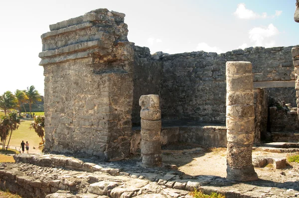 Antigua pirámide maya — Foto de Stock