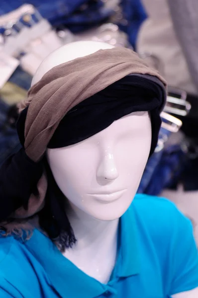Scarf on mannequin — Stock Photo, Image