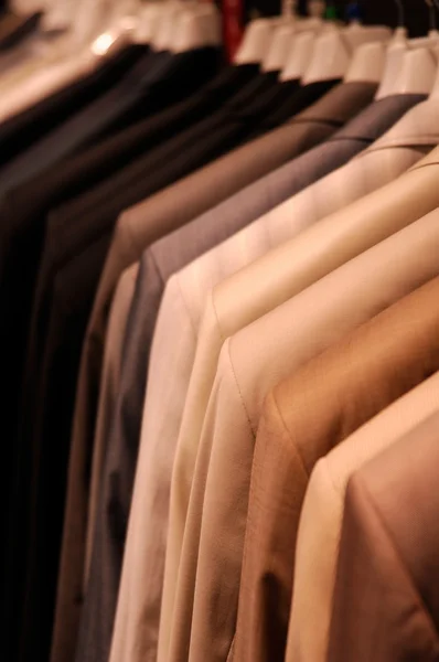 Suits on hangers — Stock Photo, Image