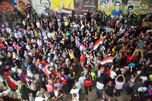 Ägyptische Revolution die größte in der Geschichte der Menschheit — Stockfoto