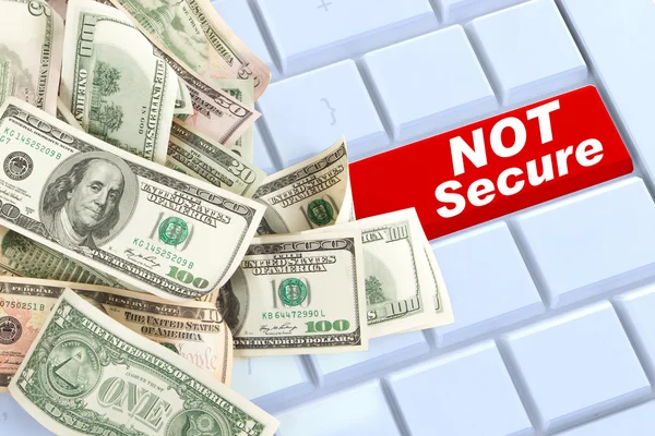 Not Secure Purchases — Stock Photo, Image