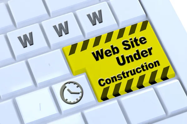 Under construction website template. — Stock Photo, Image