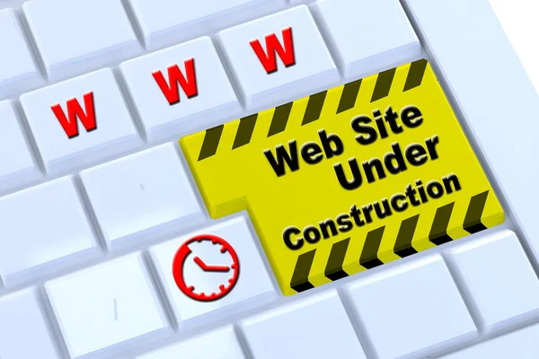 Under construction website template. — Stock Photo, Image