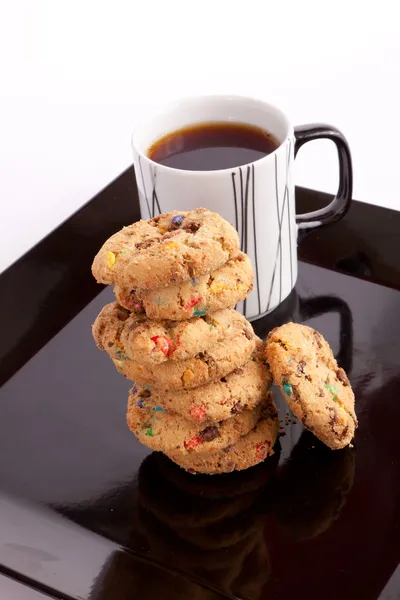 Cup of tea with cookies — Stock Photo, Image