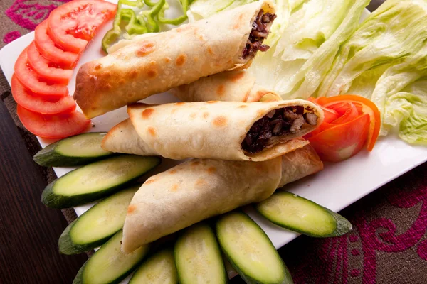et shawarma tabağı