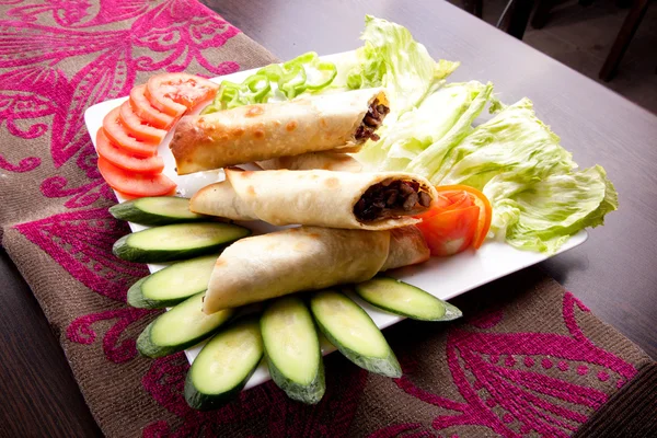 et shawarma tabağı
