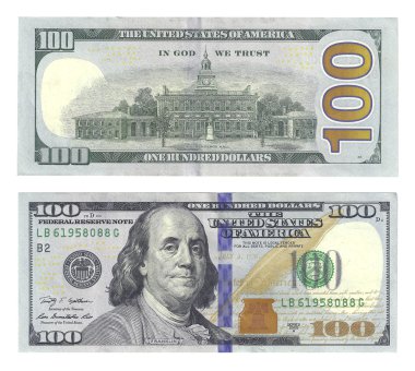 yeni bir yüz dolarlık banknot