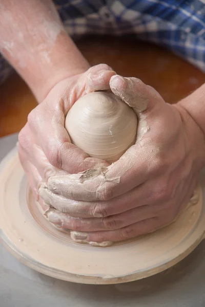 Traditionele handgemaakte mok — Stockfoto