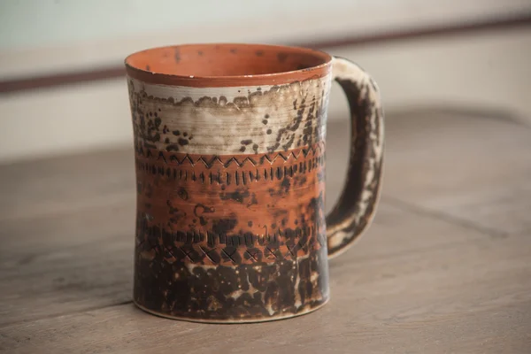 Traditional handcrafted mug — Stock Photo, Image