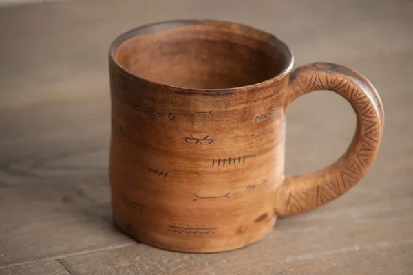 Traditional handcrafted mug — Stock Photo, Image