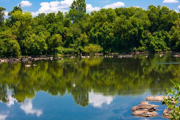 Рефлекс в реке — стоковое фото