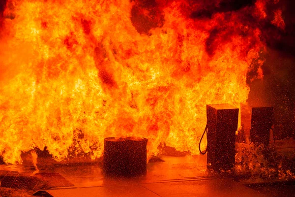 Bombas de gás Explodindo — Fotografia de Stock