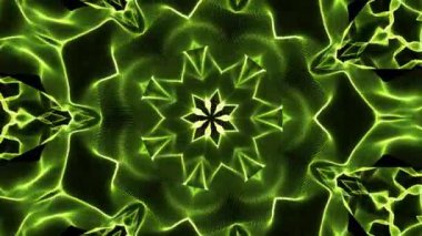 Yeşil kaleidoscope arka plan