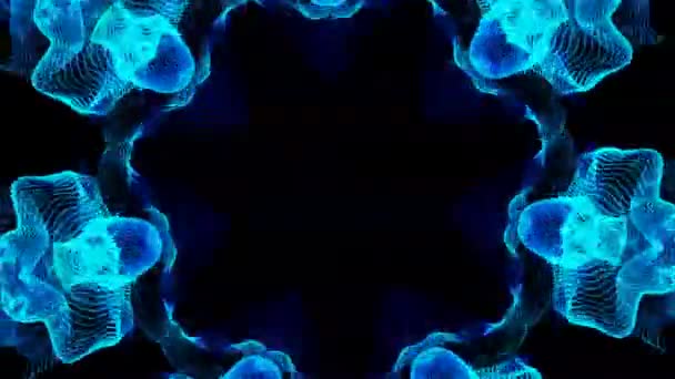 Kaléidoscope bleu profond 