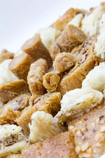 Egyptian dessert with hazel nuts — Stock Photo, Image