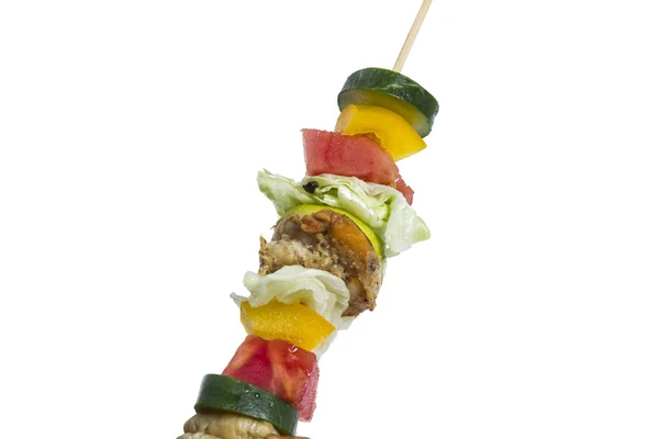 Kebabs de camarão — Fotografia de Stock