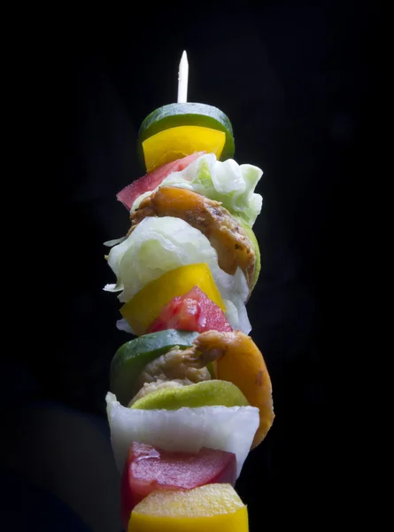 Gamberetti Kebab — Foto Stock