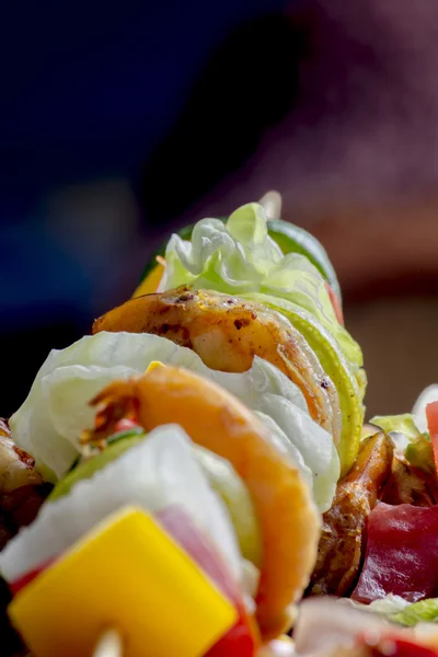 Kebabs aux crevettes — Photo